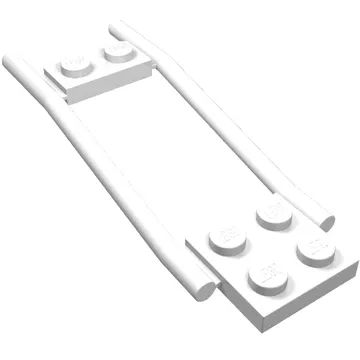 Animal / Creature Accessory, Horse Hitching, 1 x 2 Plate and 2 x 2 Plate [Studded]
