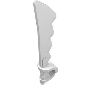 Weapon Sword / Cutlass Serrated with Skull Hand Guard