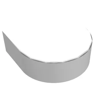 Tile Round 1 x 1 Half Circle
