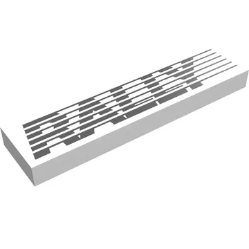 Tile 1 x 4 with RALLY Print