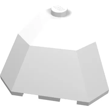 Brick Wedged, Sloped 3 x 3 x 2 Facet Top