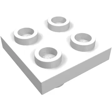 Plate Special 2 x 2 with Pin on Bottom