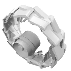 Wheel Hard Plastic Large (54mm D. x 30mm)