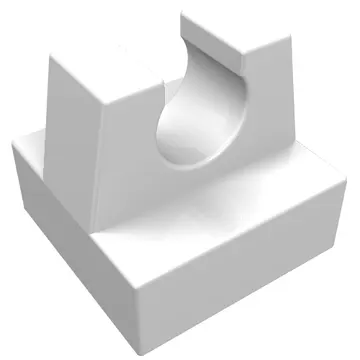 Tile Special 1 x 1 with Clip and Straight Tips