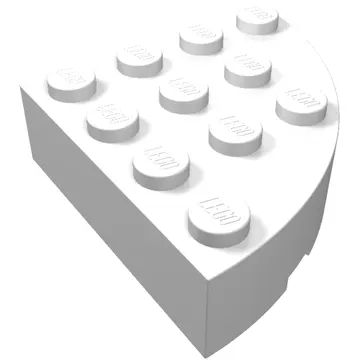 Brick Round Corner 4 x 4 Full Brick