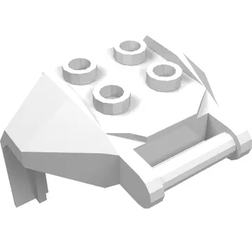 Plate Special, 2 x 2 Studs and Handle, Closed Ends (Mech Chest Plate / Armor)
