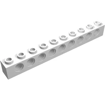 Technic Brick 1 x 10 [9 Pin Holes]