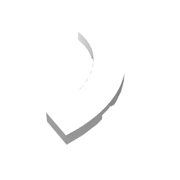 Tile 4 x 4 Curved, Macaroni