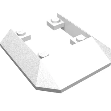 Brick Wedged, Sloped 45° 6 x 6 Double / 33° [Train Roof End]