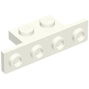 Bracket 1 x 2 - 1 x 4 [Rounded Corners at Bottom, Square Corners at Top]