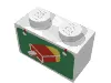 Brick 1 x 2 with Ice Cream Print