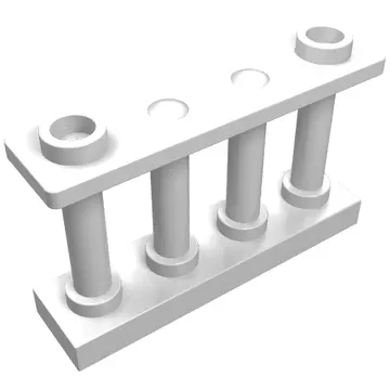 Fence Spindled 1 x 4 x 2 [2 Top Studs]