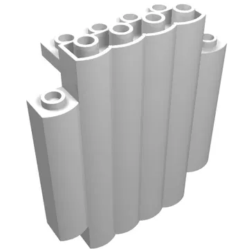 Panel 2 x 6 x 6 Log Wall [Palisade]
