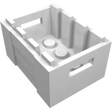 Box / Crate with Handholds 3 x 4 x 1 2/3