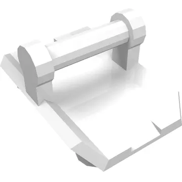 Plate Special / Shield Rectangular with 4 Studs, Handle