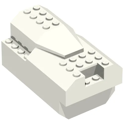 Light and Sound Rocket Engine, Battery Box with White Cover [Plain]