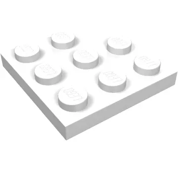 Plate Round Corner 3 x 3