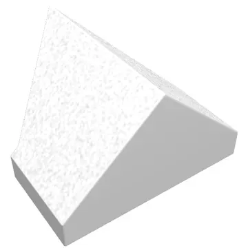 Brick Sloped 45° 2 x 1 Double / Inverted with Hollow Bottom