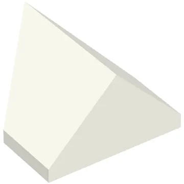 Brick Sloped 45° 2 x 1 Double / Inverted with Bottom Stud Holder