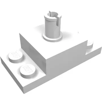 Brick Special 2 x 4, with 2 x 2 Brick with Top Pin and 1 x 2 Side Plates
