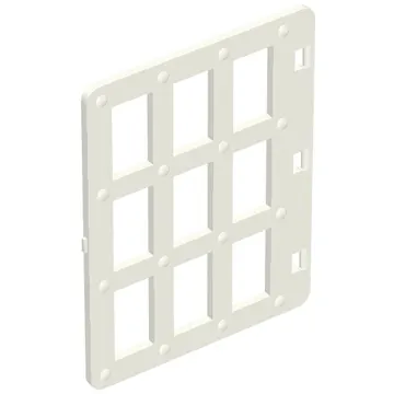 Duplo Door 1 x 4 x 4 with Nine Panes