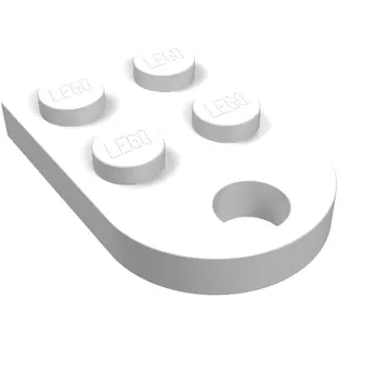 Plate Special 3 x 2 with Rounded End, Hole