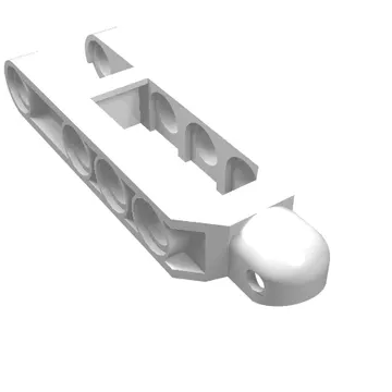 Technic Steering Arm 6.5 x 2 with Towball Socket Rounded, Chamfered