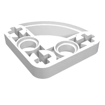 Technic Beam 3 x 3 L-Shape with Quarter Ellipse Thin