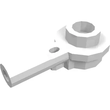 Plate Round 1 x 1 with Hollow Stud and Horizontal Bar 1L