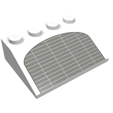 Brick Sloped 33° 3 x 4 with Grille Print