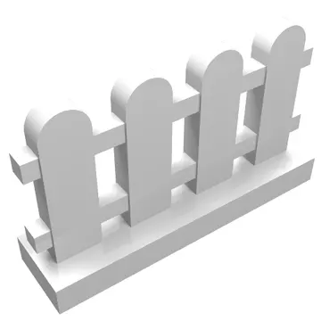 Picket Fence 1 x 4 x 2