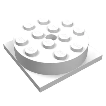 Turntable 4 x 4 Square Base with Top, Complete Assembly