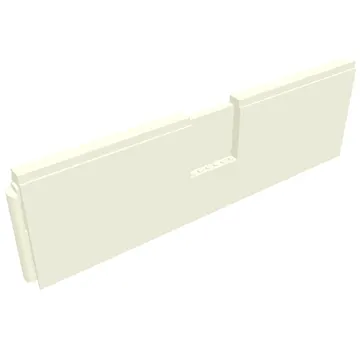 BYGGLEK Side Panel, 44 x 10 x 2, 6 x 6 x 1 Cutout