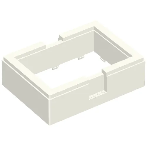 BYGGLEK Box Frame, 16 x 22 x 5, 1 x 4 x 3 Cutouts on Long Sides
