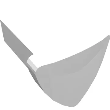 Animal Body Part, Dog Ear, Plate Special 1 x 1