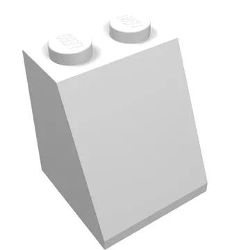 Brick Sloped 65° 2 x 2 x 2 Smooth without Bottom Tube