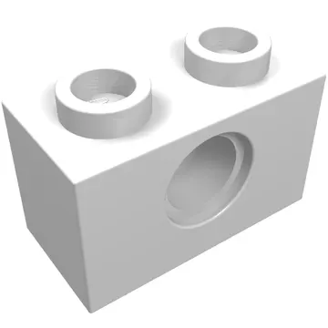 Technic Brick 1 x 2 [1 Pin Hole]