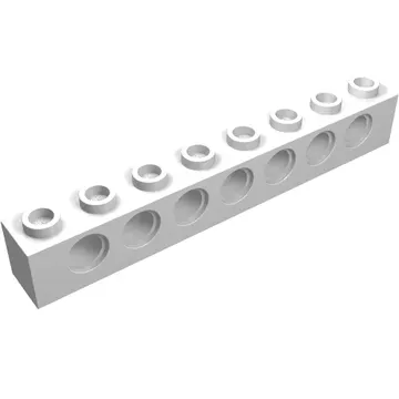 Technic Brick 1 x 8 [7 Pin Holes]
