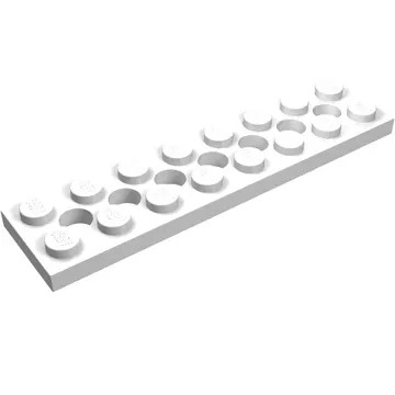 Technic Plate 2 x 8 [7 Holes]