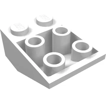 Brick Sloped Inverted 33° 3 x 2, No Connections between Studs, Ovoid Bottom Pin