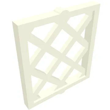 Window Pane Latticed 1 x 2 x 2