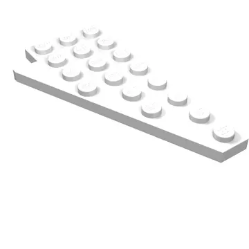 Wedge Plate 8 x 4 Wing Right with Stud Notch