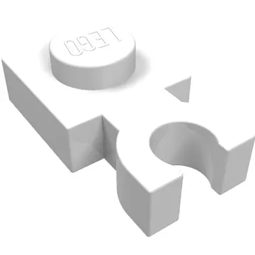 Plate Special 1 x 1 with Clip Vertical [Thick U Clip]