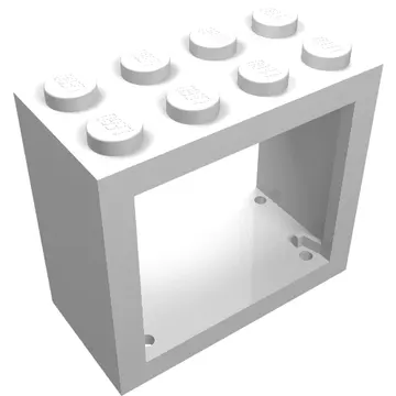 Window 2 x 4 x 3 Frame with Solid Studs
