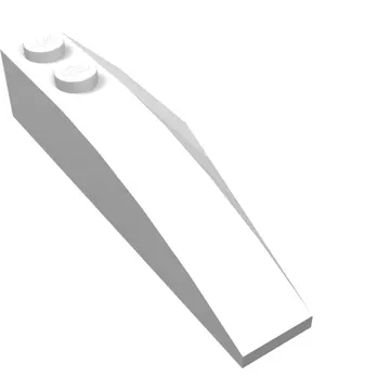 Brick Wedged, Curved 6 x 2 Left, Inner Ridges