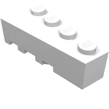 Brick Wedged, Angled 4 x 2 Right