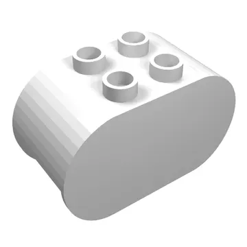 Duplo Brick 2 x 4 x 2 Rounded Ends