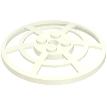 Dish 6 x 6 Inverted, Radar / Webbed [Anti-studs at 90°]
