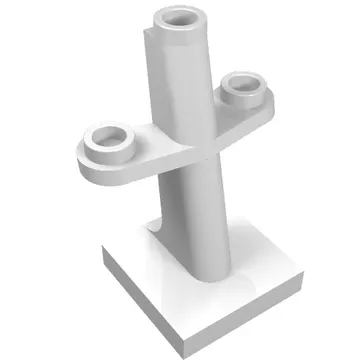 Boat, Mast 2 x 2 x 3 Inclined with Stud on Top and Two Sides