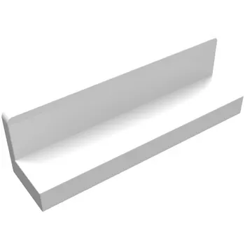 Panel 1 x 4 x 1 with Rounded Corners [Thick Wall]